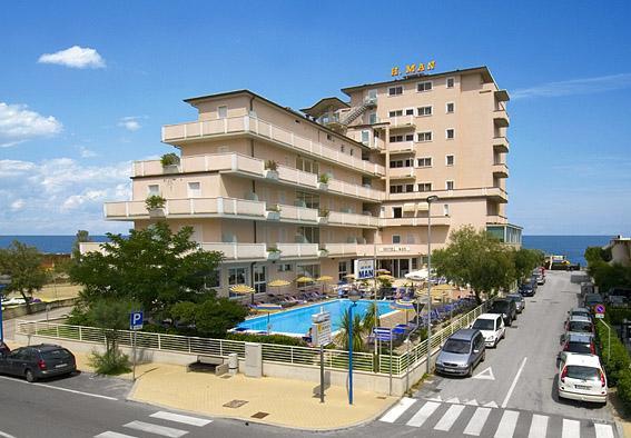 Hotel Man Lido Di Savio Exterior foto